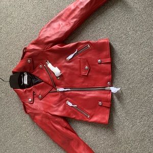 Brand NEW Coach Moto Leather Jacket